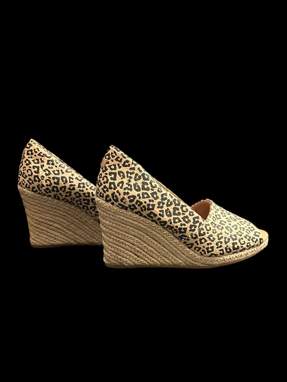 TOMS Michelle Wedge Espadrilles Size 10 NWOT